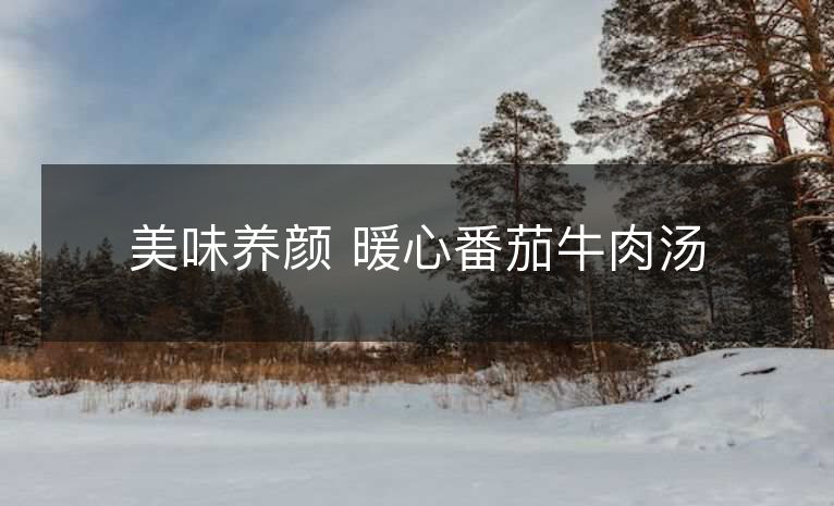 美味养颜 暖心番茄牛肉汤 美味养颜 暖心番茄牛肉汤